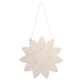 hobbyhub 5 PCS Sunflower Wooden Cutout Signs, Unfinished Wooden Signs Wood Sunflower Door Hangers 3mm for DIY Craft, Home Decoration, Welcome Signs hobbyhub