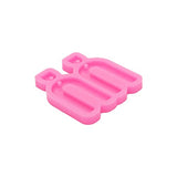 Angel Wings Shiny Horseshoe Shape Earrings Resin Silicone Mold, for Small Size Earrings Ear Studs Agate Pearl Pendant Crafting Making Epoxy Resin Angel Wings