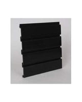 HandiWall Slatwall Panels - 8 Foot (Black) HandiWall