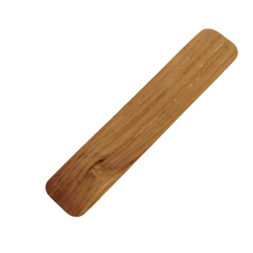 POPPIP 10 Pieces 18 X 4 Cm (7.5 X 1.5 Inches) Unfinished Rectangle Real Teak Flat Wood Pieces for Crafts Projects Bookmark Painting Crafting Wood poppip