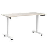 Radlove Electric Standing Desk, 55 x 30 Height Adjustable Computer Desk Sit Stand Desk Home Office Desks with Splice Board and A Under Desk Cable Radlove