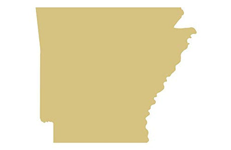 Arkansas Cutout Unfinished Wood Sports Theme Home Decor Everyday Door Hanger MDF Shape Style 1 (12") Diverse Woodworking