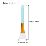 MECCANIXITY Silicone Epoxy Brushes Pink/Blue/White/Yellow Applicator DIY Brush for Making Epoxy Tumbler, Pack of 4 MECCANIXITY