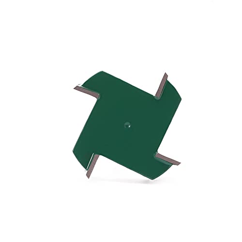 WSOOX CNC Spoilboard Surfacing Router Bit, 1/4 Inch Shank Slab Flattening Planing Bits 40mm Cutting Diameter Carbide Planer Bit, 1/4 Inch Cutting WSOOX