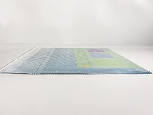 AIRCUT Light Grip Cutting mat for Cricut Maker/Explore Air 2/Air/One(12x12 Inch, 3 Mats) Light Adhesive Sticky Blue Quilting Cricket Cutting Mats AIRCUT