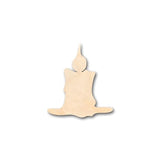 Unfinished Wood Candle Shape - Craft - up to 36" DIY 4" / 1/2" 24 Hour Crafts