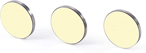 OMTech Laser Cutting Mirror Set, 25mm Gold Coated Silicon Replacement Mirrors for CO2 Laser Engraving Machines, 3mm High Transmittance Si Mirrors for OMTech