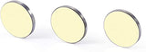 OMTech Laser Cutting Mirror Set, 25mm Gold Coated Silicon Replacement Mirrors for CO2 Laser Engraving Machines, 3mm High Transmittance Si Mirrors for OMTech
