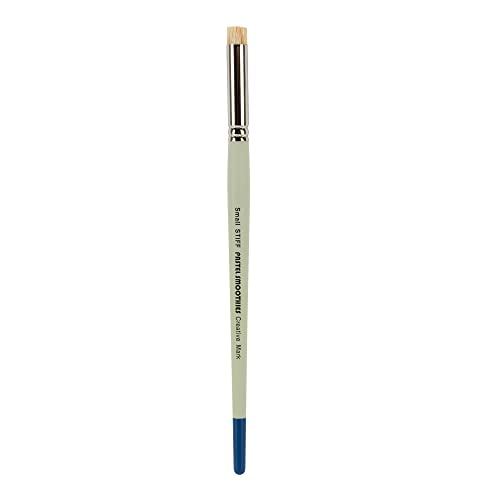 Creative Mark Pastel Smoothies - Paintbrush for Pastel Blending Bristle & Nylon Hair for Blending on Rough Surfaces Short Handle Lacquered Wood Creative Mark