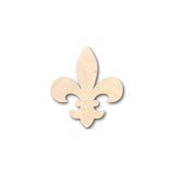 Unfinished Wood Fleur di Lis Shape - Saint's Football - France - Craft - up to 24" DIY 8" / 1/4" 24 Hour Crafts