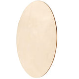 JEUIHAU 40 Packs 10 Inches Wood Rounds, Unfinished Blank Wood Circles, Natural Round Wooden Discs for DIY Crafts, Door Hangers, Home Decors JEUIHAU