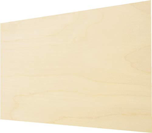 WOOCHE 3mm 1/8" x 8" x 12" Baltic Birch Plywood, 6 Pcs Craft Wood Sheets with Grade B/BB Veneer, Perfect for DIY Projects, Laser Cutting & Engraving, WOOCHE