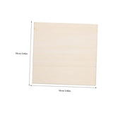 TEHAUX 20pcs Hollow Out Craft Cutout Natural Wooden Pieces Manual Label Blank Wood Crafts Wood Carving Square TEHAUX