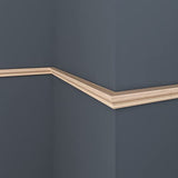 ORNAMENTAL 10039-4WHW Unfinished White Hardwood Picture Frame Trim Moulding ORNAMENTAL