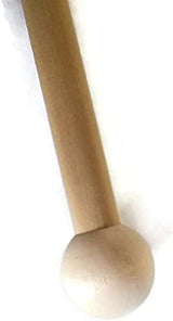 Dowel Cap End 1-1/2" x 3/4" hole wooden (Package of 2) 1-1/2 in diameter Unfinished Wood Ball 3/4" dowel hole WoodArtSupply