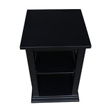 IC International Concepts International Concepts Hampton Accent Shelves Table, Black IC International Concepts