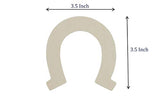 Creative Hobbies 3.5 Inch Unfinished Wooden Horseshoe Shapes - Ready to Paint or Decorate for Crafts, Projects & Events | Pack of 24 Creative Hobbies