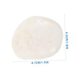 SEWACC 8Pcs Painting Stone Pebbles Rocks Stones Bundle River Painting Kindness Rocks Decoration Pebble Flat Pebble River Polished Pebbles Decorative SEWACC