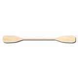 Unfinished Wood Kayak Oars Silhouette - Craft- up to 24" DIY 5" / 1/4" 24 Hour Crafts