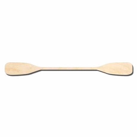 Unfinished Wood Kayak Oars Silhouette - Craft- up to 24" DIY 5" / 1/4" 24 Hour Crafts