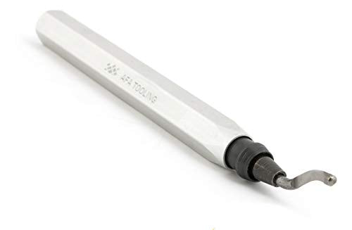 AFA Tooling - Deburring Tool with 10 Extra High Speed Steel Blades - Works on Metal, Resin, PVC Pipes, Copper, Plastic and 3D Printed Edges - AFA Tooling Approved for Automotive