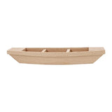 Kisangel 1pc Miniature Wooden Boat Wooden Boat Unfinished Boat Wooden Mini Wood Boat Wooden Row Boat Unfinished Wood Boat Outdoor Toys Oars Canoe Kisangel