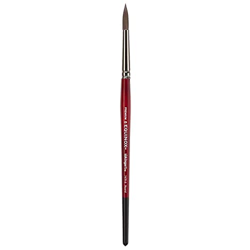 Kingart Equinox Series Soft Synthetic Squirrel Premium Watercolor Artist Brushes, Set of 3, Size: 4