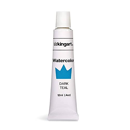 KINGART Studio Watercolor Paint, 12ml (.4oz), Set of 24 Colors KINGART