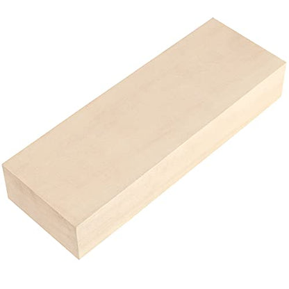 JAPCHET 2 Packs 10 x 3.5 x 1.7 Inch Basswood Carving Blocks, Natural Carving Blocks, Unfinished Basswood Blocks for Carving, Crafting and Whittling