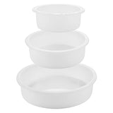 3 Deep Circle Silicone Molds for Resin, Large Resin Mold Glossy Deep Round Molds, 8“'x 2'' h. 6''x 2'' h. 4''x 2'' h, Deep Epoxy Resin Molds for AOEDEO