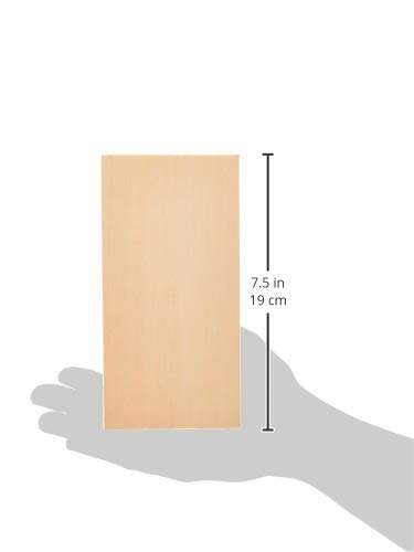 Walnut Hollow Basswood Carving Block Wood, 3.5" x 7", Does not Apply Walnut Hollow