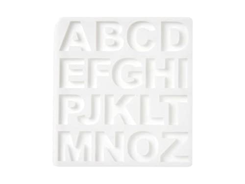Mod Podge Alphabet, Set of 2 7 1/2" x 12 3/4" Silicone Casting, DIY Arts Epoxy Mold, Clear Resin Craft Supplies and Materials, 25293 Mod Podge