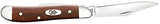Case WR XX Pocket Knife Chestnut Smooth Bone Peanut Item #28702 - (6220 SS) - Length Closed: 2 7/8 Inches - WoodArtSupply
