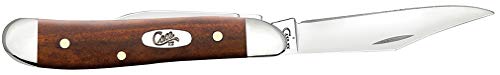 Case WR XX Pocket Knife Chestnut Smooth Bone Peanut Item #28702 - (6220 SS) - Length Closed: 2 7/8 Inches - WoodArtSupply