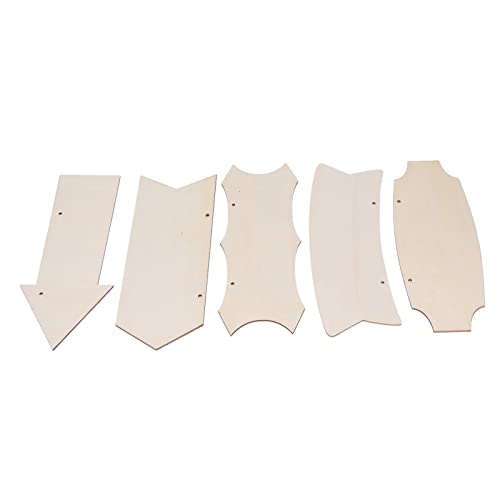 Wood Arrow Hanging Sign, 10 Pcs Blank Wood Plaque with Twines Unfinished Wooden Arrows Wall Decor for DIY Wooden Projects Craft Painting Holiday Ladieshow