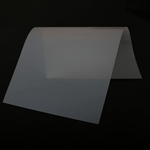 12 Pack 7.5 mil Blank Stencil Sheets 12 x 24 inch Mylar Sheet, Acetate Sheets for Crafts, Milky Translucent PET Template Material for Cricut, EGOSKY