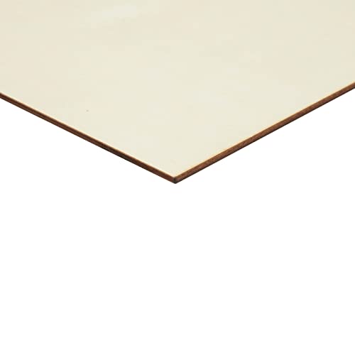 8-Pack 12x12 Wood Panels, Thin Plywood for Crafts, Painting, DIY, Art Projects, Engraving, 3 mm Birch Plywood Boards, Unfinished Wooden Signs (0.12 Bright Creations