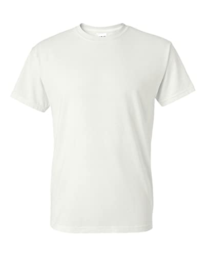 Gildan Adult DryBlend Sports T-Shirt, White, X-Large. (Pack of 5)