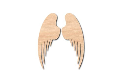 Henrik Unfinished Wood for Crafts - Wooden Angel Wings - Various Size, 1 Pcs, 7 in - WoodArtSupply