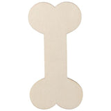 hobbyhub 50Pcs Blank Dog Bone Shape Wood Chips,Unfinished Wood for DIY Crafts Decor hobbyhub