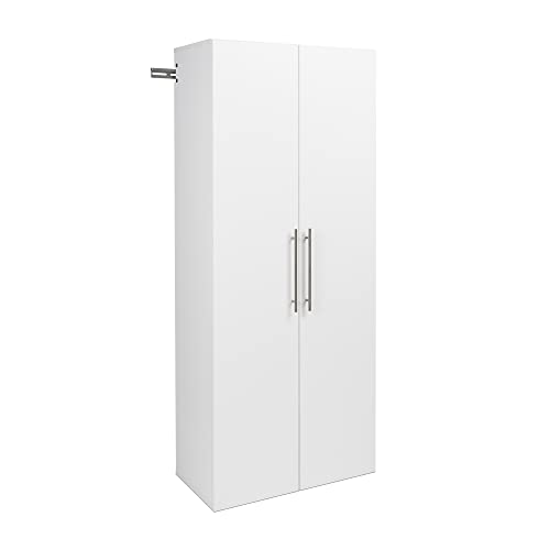 Prepac HangUps Work Storage Cabinet Set R-3pc, 75 in. W x 72 in. H x 16 in. D, White, 47 Cubic Feet - WoodArtSupply