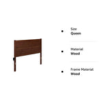AFI NoHo Queen Headboard in Walnut AFI