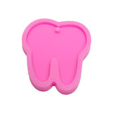 Shiny Glossy Tooth Dentists Shape Silicone Molds for DIY Craft Keychain Polymer Clay Mold Necklace Epoxy Pendant Jewellery Resin Crafting Making Cake Guratapa
