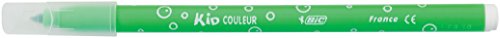 Bic Kids Kid Couleur Felt Tip Colouring Pens - Assorted Colours, Cardboard Wallet of 12 BIC
