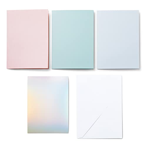 Cricut Cutaway Cards R10, Intricately Design Birthday Cards, Thank You Cards, Custom Greeting Cards, Holographic Backer, Compatible with Cricut Cricut