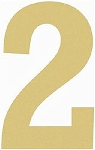 24" Wooden House or Craft Number 2 Unfinished, Rockwell Font, Craft Cutout 1-4" MDF - WoodArtSupply