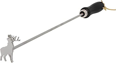 Stag Deer BBQ Branding Iron - Perfect for Steaks, Buns, Wood & Leather BBQ Fans