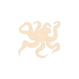 Octopus Wood Craft Unfinished Wooden Cutout Art DIY Wood Signs Inspirational Wall Plaque Retro Wood Wall Hanging Decor for Bedroom Living Room Office Arupkeer