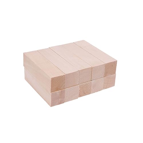 COHEALI 40 Pcs Wood Tools Wooden Plank for Crafts Unfinished Wood Block DIY Wooden Building Blocks Craft Wood Wooden Craft Plank Small Wooden Block COHEALI