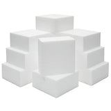 Juvale 12 Pack Foam Blocks for Crafts, Polystyrene Brick Rectangles for Floral Arrangements, Art Supplies, Holiday Decor (4 x 4 x 2 in, White) Juvale
